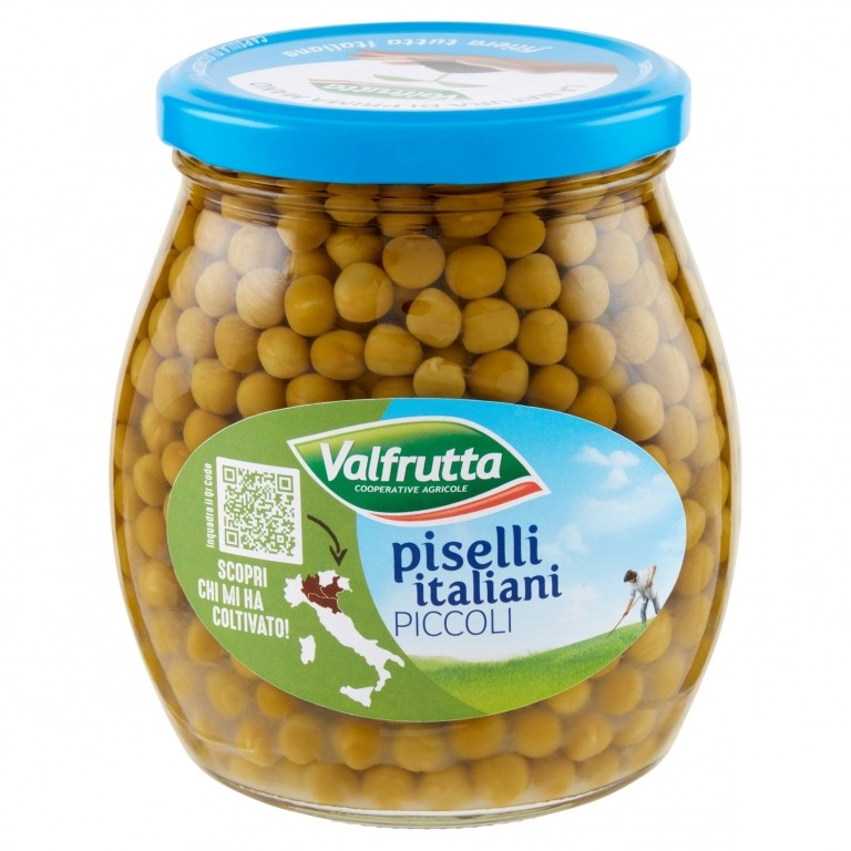 VALFRUTTA PISELLI ITALIANI PICCOLI 560 G