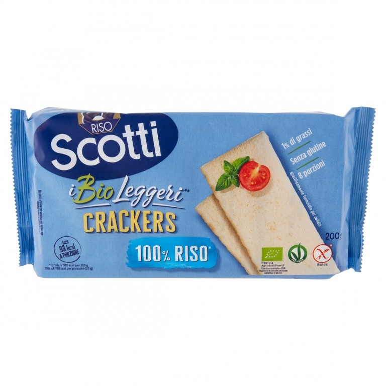 RISO SCOTTI I BIO LEGGERI*** CRACKERS DI RISO INTEGRALI CON QUINOA 160 G