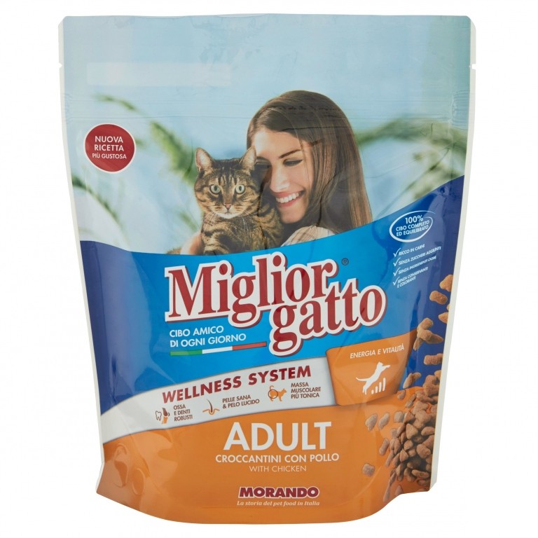MIGLIORGATTO ADULT CROCCANTINI CON POLLO 400 G