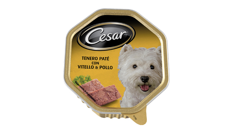 CESAR RICETTE CLASSICHE TENERO PATE CON VITELLO E POLLO 150 G