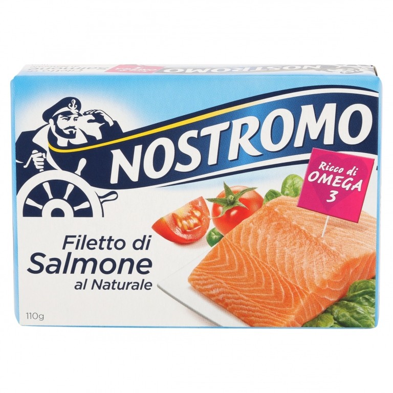 NOSTROMO FILETTO DI SALMONE AL NATURALE 110G