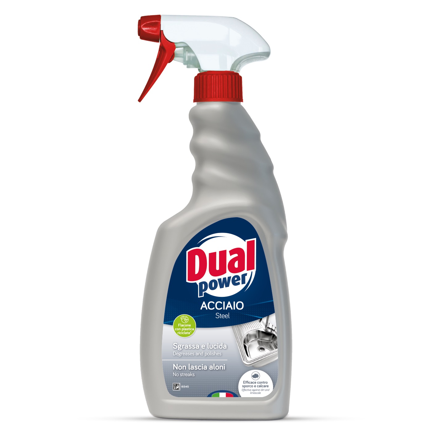 DUALPOWER SGRASS.ACCIAIO&INOX ML.500