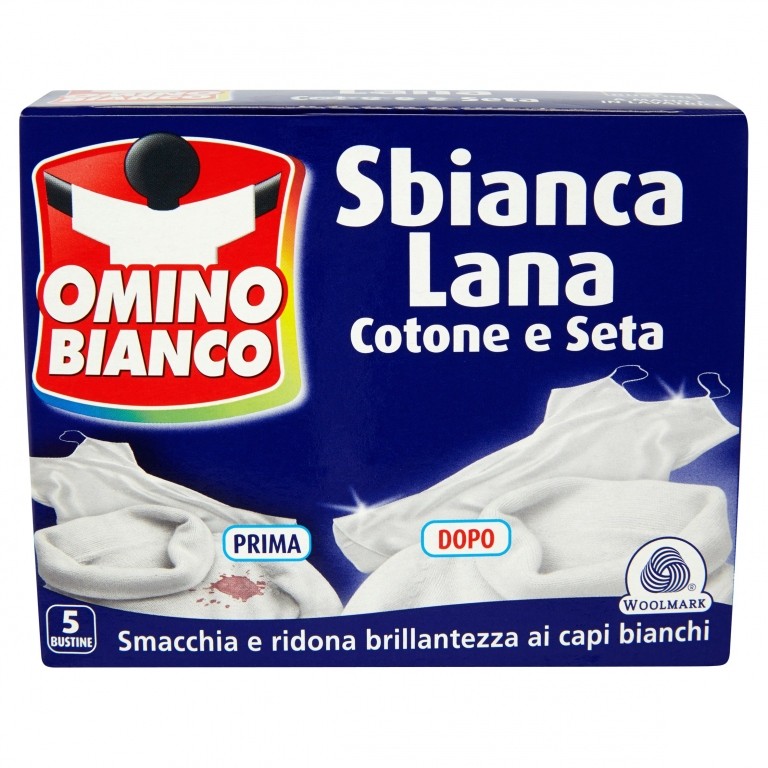 OMINO BIANCO SBIANCA LANA COTONE E SETA 100 G