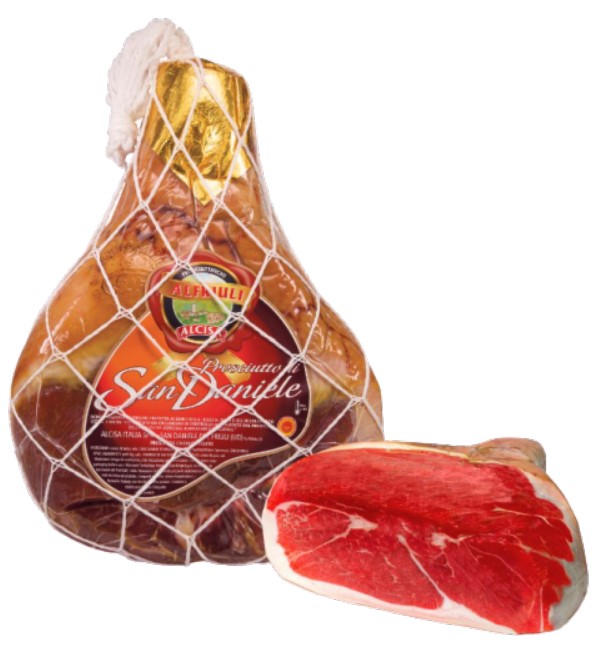 PROSCIUTTO CRUDO SAN DANIELE ALCISA 18 MESI AL KG.