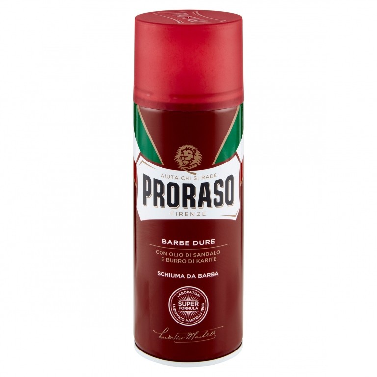 PRORASO SCHIUMA DA BARBA EMOLLIENTE E NUTRIENTE BARBE DURE 300 ML