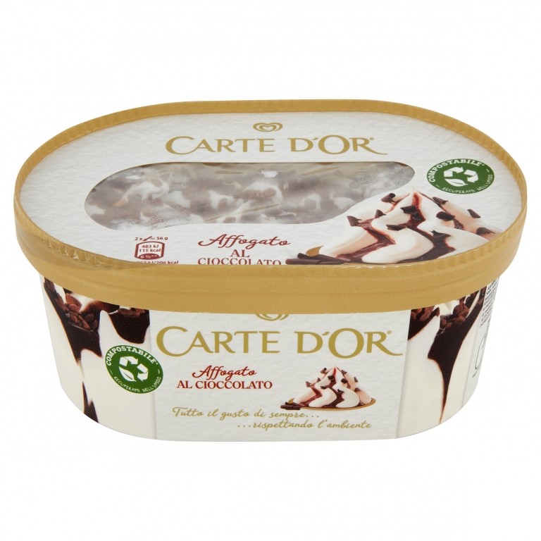 CARTE D'OR AFFOGATO AL CIOCCOLATO 900 ML
