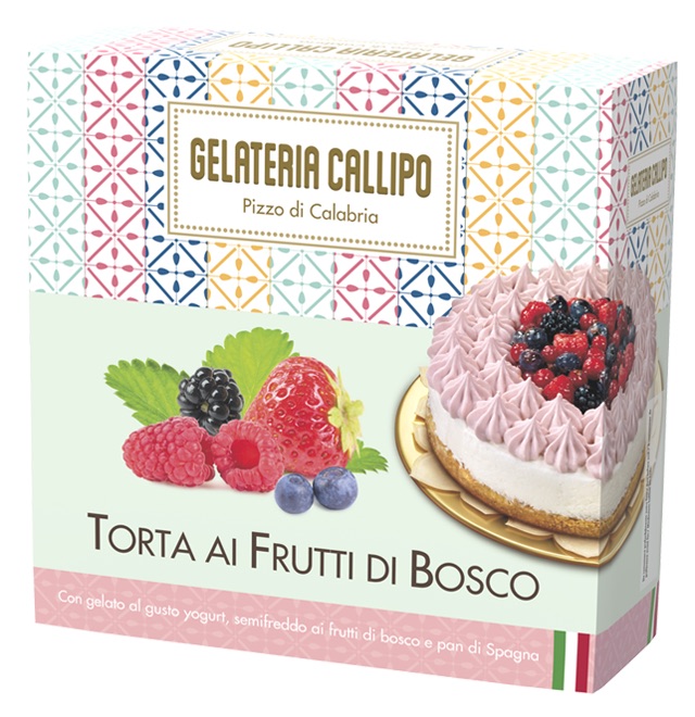 GELAT.CALLIPO TORTA YOGURT FRUTTI DI BOSCO GR.850