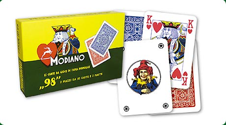 CARTE DA GIOCO POKER RAMINO 98 2 MAZZI