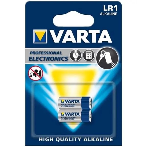 VARTA BATTERIE ALCALINE LADY N LR1 PZ.2