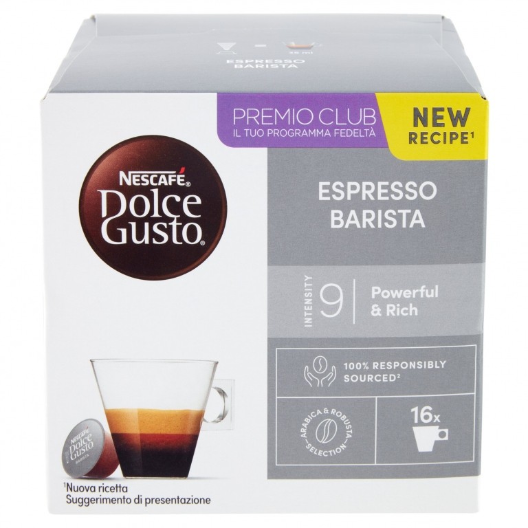 NESCAFE DOLCE GUSTO ESPRESSO BARISTA CAFFE ESPRESSO 16 CAPSULE (16 TAZZE)