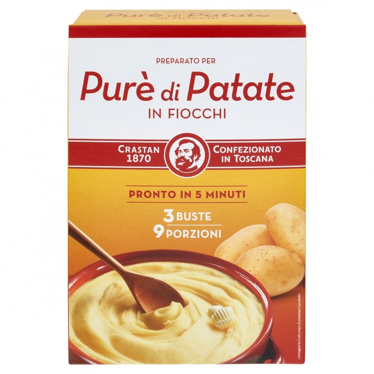 CRASTAN PREPARATO PER PURE DI PATATE IN FIOCCHI 3 X 75 G