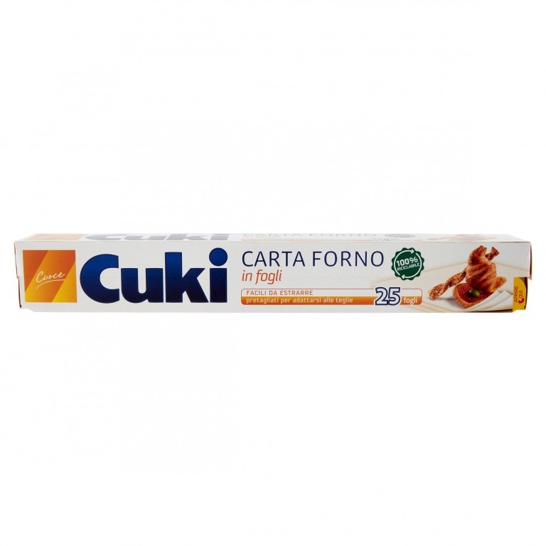 CUKI CUOCE CARTA FORNO IN FOGLI (25 FOGLI)