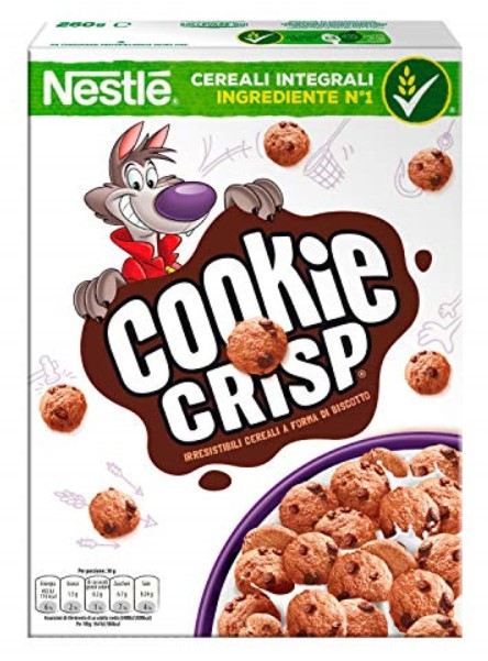 COOKIE CRISP CEREALI A FORMA DI BISCOTTO COOKIE 260G