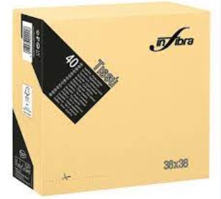 TOVAGLIOLI TISSU' CREMA 38X38 2V.PZ 40