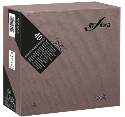 TOVAGLIOLI TISSU' CACAO 38X38 2V.PZ 40