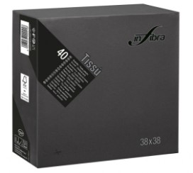 TOVAGLIOLI TISSU' NERO 38X38 2V.PZ 40