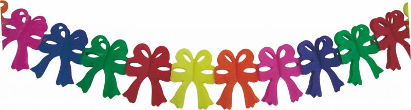 FESTONE FIOCCO MULTICOLOR 4X18