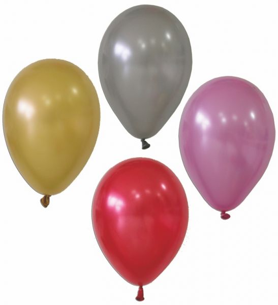 PALLONCINI MEDIUM METALIZZ.20PZ IN BUSTA ? 26CM