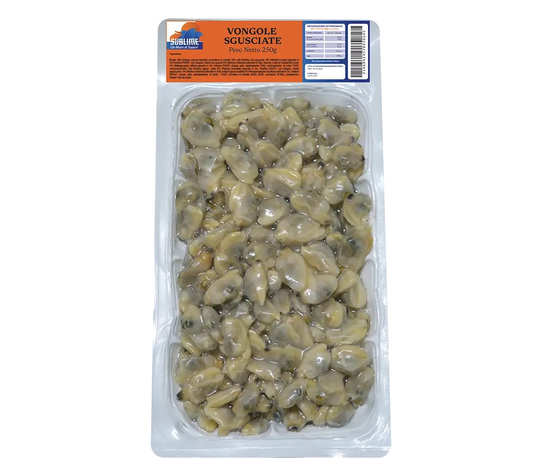 VONGOLE SGUSCIATE SUBLIME GR.250
