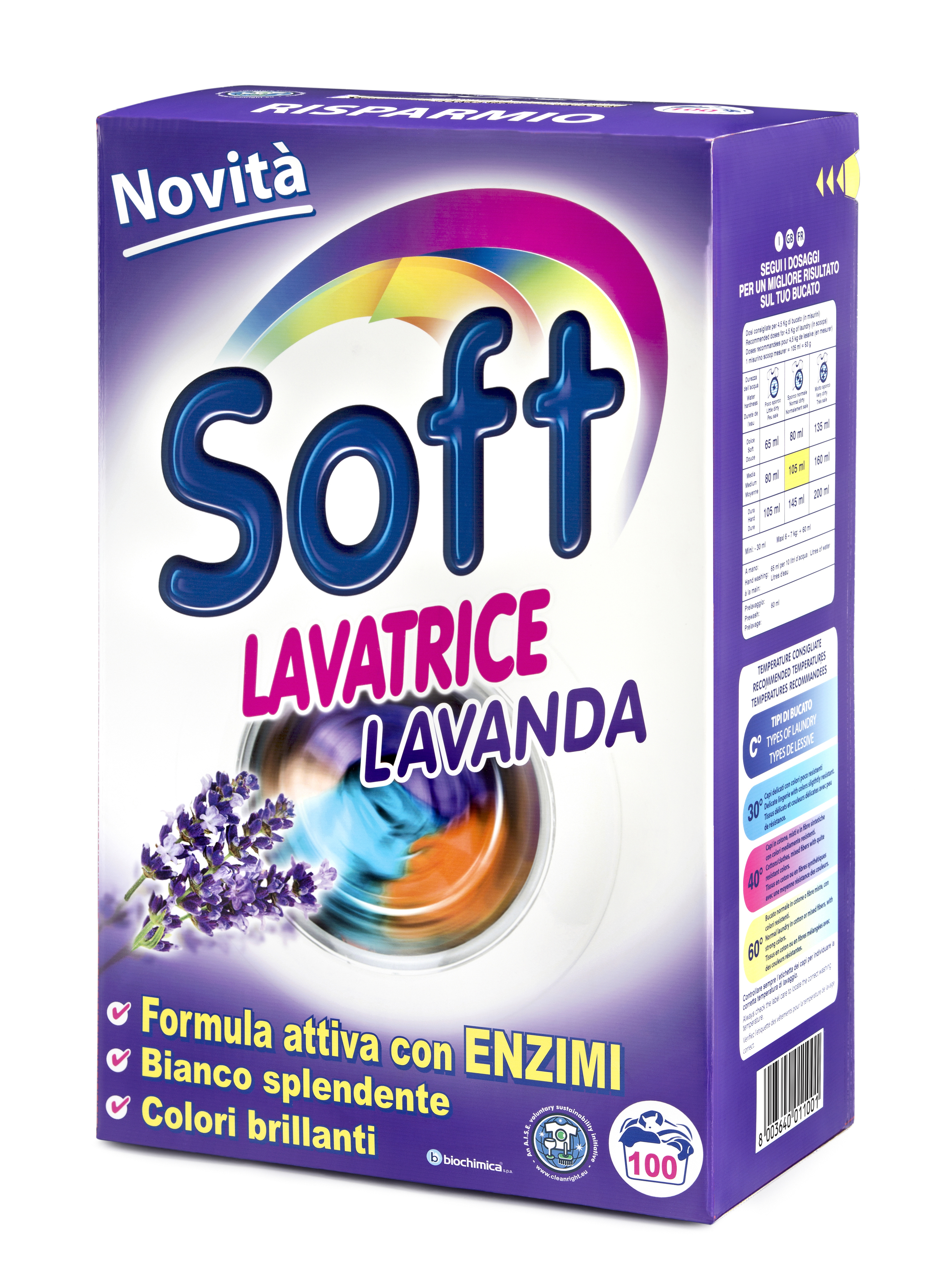 FUSTONE SOFT 105 MISURINI LAVANDA