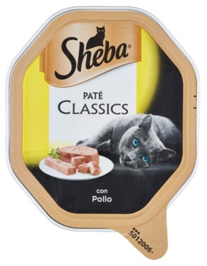 SHEBA PATE CLASSICS CON POLLO 85 G