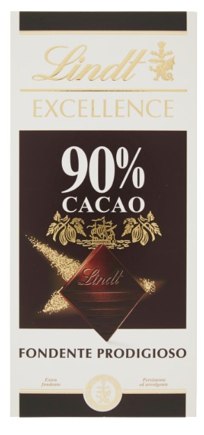 LINDT EXCELLENCE 90% CACAO FONDENTE PRODIGIOSO 100 G