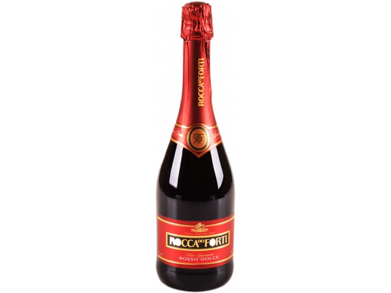 ROCCA DEI FORTI VINO SPUMANTE ROSSO DOLCE 75 CL
