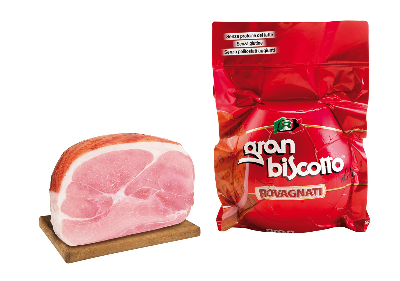 PROSCIUTTO COTTO GRAN BISCOTTO ROVAGNATI DELI' AL KG.