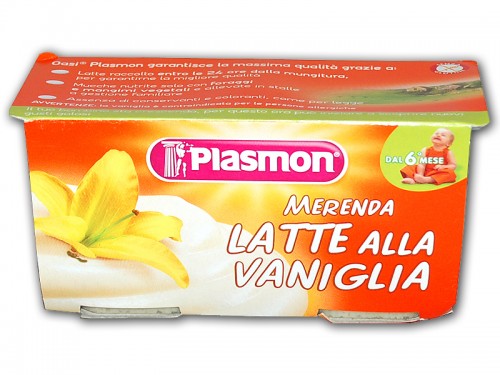 PLASMON LA MERENDA DEI BAMBINI LATTE VANIGLIA 2 X 120 G