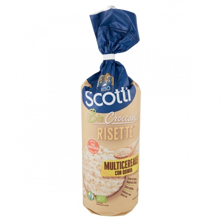 RISO SCOTTI LE BIO CROCCANTI RISETTE MULTICEREALE CON QUINOA 130 G