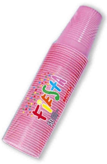 BICCHIERI CC 200 FIESTA ROSA PZ 50