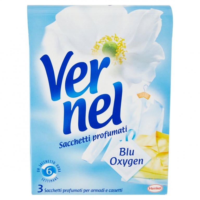 VERNEL LAVANDA DI PROVENZA 3 SACCHETTI PROFUMATI PER ARMADI E CASSETTI