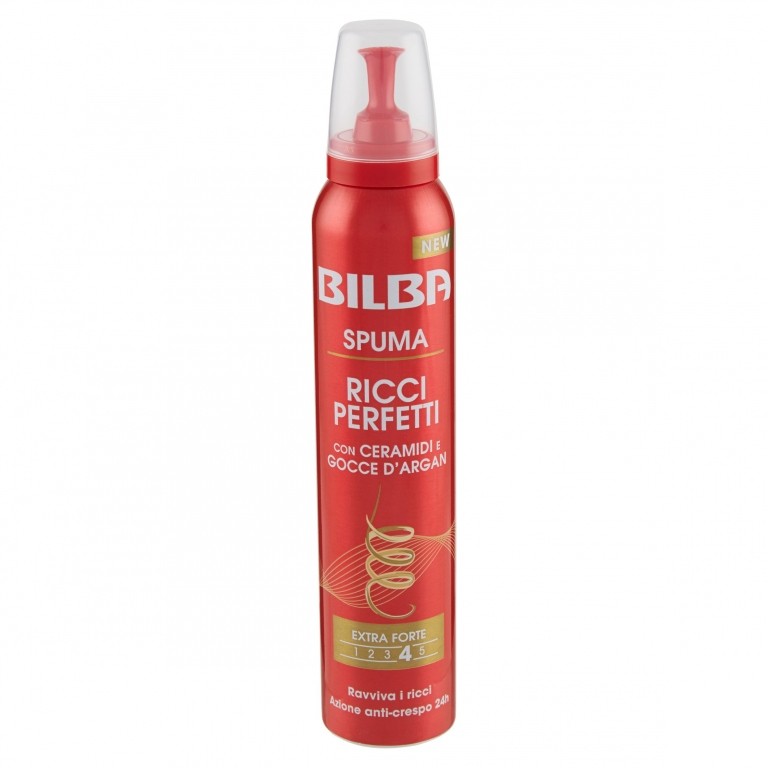 BILBA SPUMA RICCI PERFETTI CON CERAMIDI E GOCCE D'ARGAN 200 ML