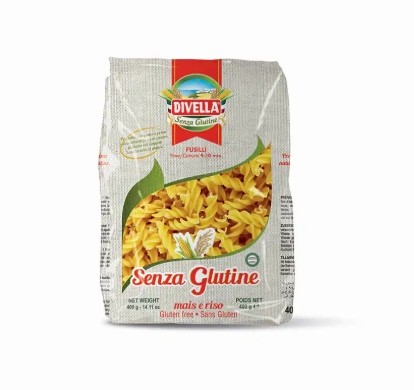 PASTA DIVELLA S/GLUTINE FUSILLI GR.400