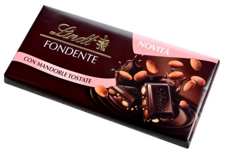 LINDT TAV.FONDENTE C/MANDORLE GR.100              