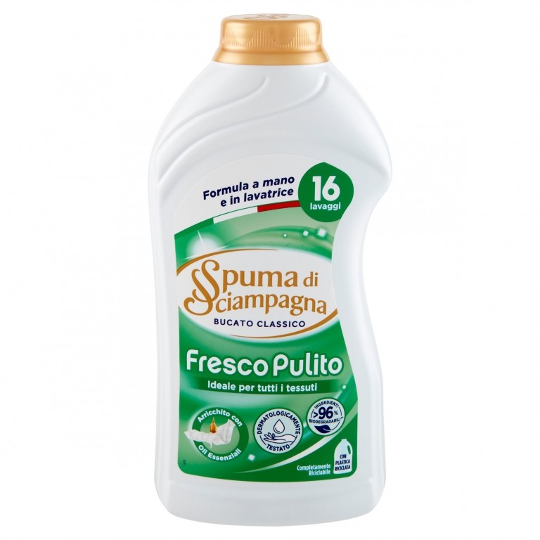 SPUMA DI SCIAMPAGNA FRESCOPULITO BUCATO CLASSICO 800 M L