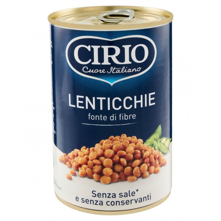 LENTICCHIE CIRIO S/SALE LATT. GR.400