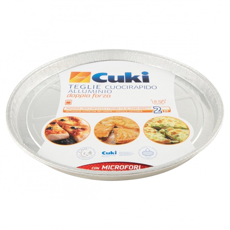 CUKI CUOCE TEGLIE CUOCIRAPIDO ALLUMINIO DOPPIA FORZA 8 PORZIONI 2 PZ