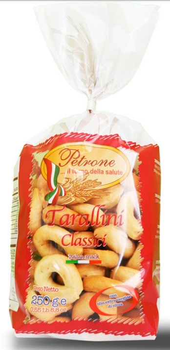 TARALLINI OLIO DI OLIVA CLASSICI PETRONE G.250