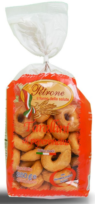 TARALLINI AL PEPERONCINO PETRONE GR.250