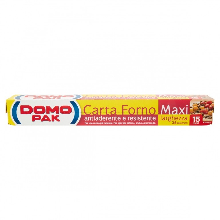 DOMOPAK CARTA FORNO MAXI LARGHEZZA 36 CENTIMETRI 15 METRI