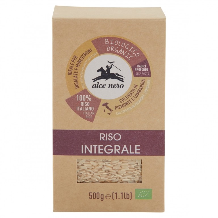 ALCE NERO RISO INTEGRALE 500 G