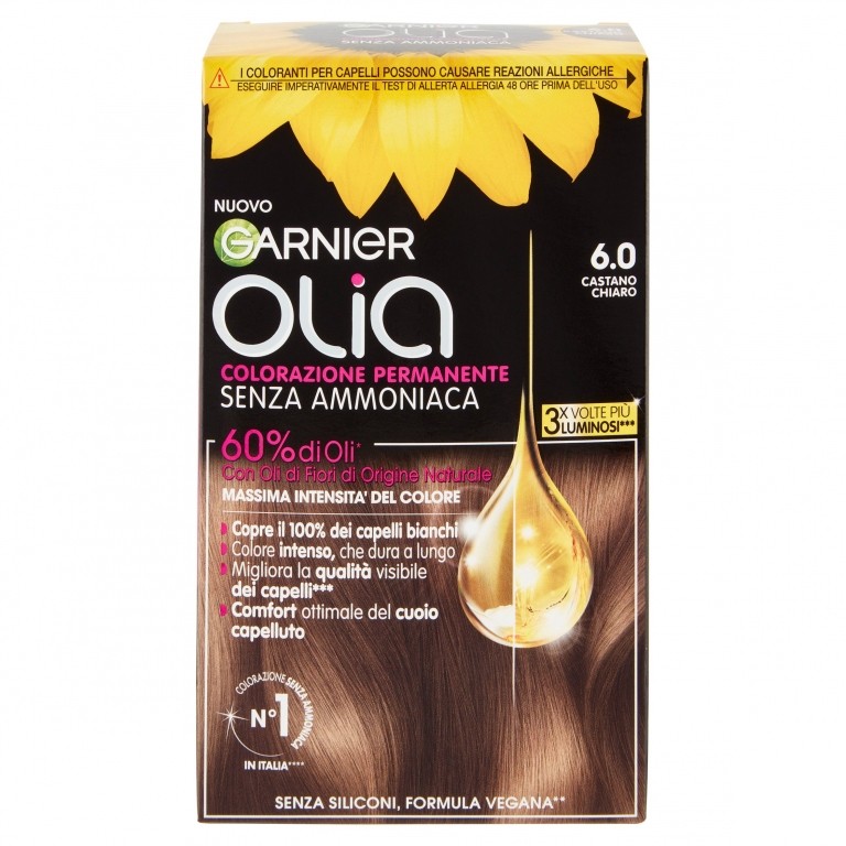 GARNIER OLIA COLORAZIONE PERMANENTE 6.0 CASTANO CHIARO