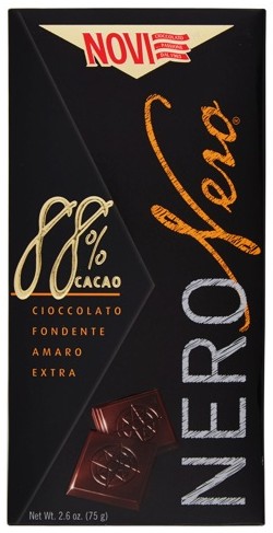 NOVI NERONERO 88% CACAO EXTRA FONDENTE VIGOROSO 75 G