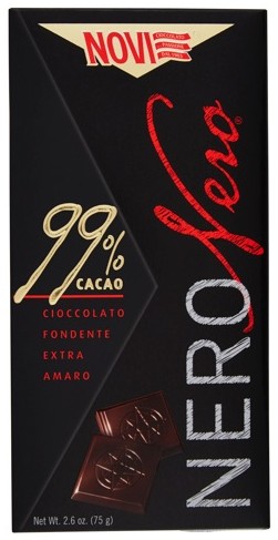 NOVI NERONERO 99% CACAO EXTRA FONDENTE ASSOLUTO 75 G
