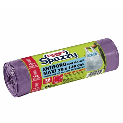 SACC.NETT.SPAZZY VIOLA C/MANICO 70X120 LT110