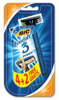 BIC COMFORT 3 PIVOT RASOI TRILAMA 6 PEZZI