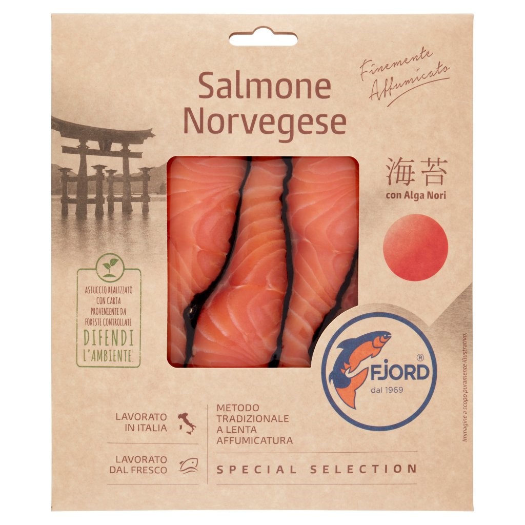 SALMONE FJORD GR.100 CON ALGA NORI