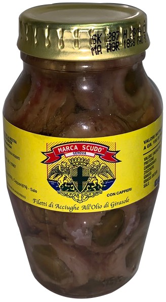 MARCA SCUDO FILETTI DI ACCIUGHE 160 G