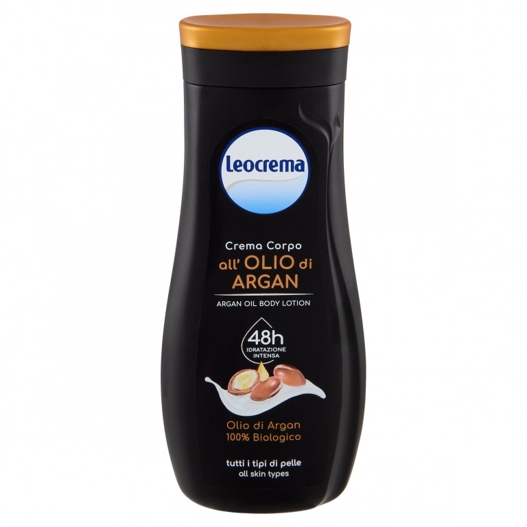 LEOCREMA CREMA CORPO ALL'OLIO DI ARGAN TUTTI I TIPI DI PELLE 250 ML